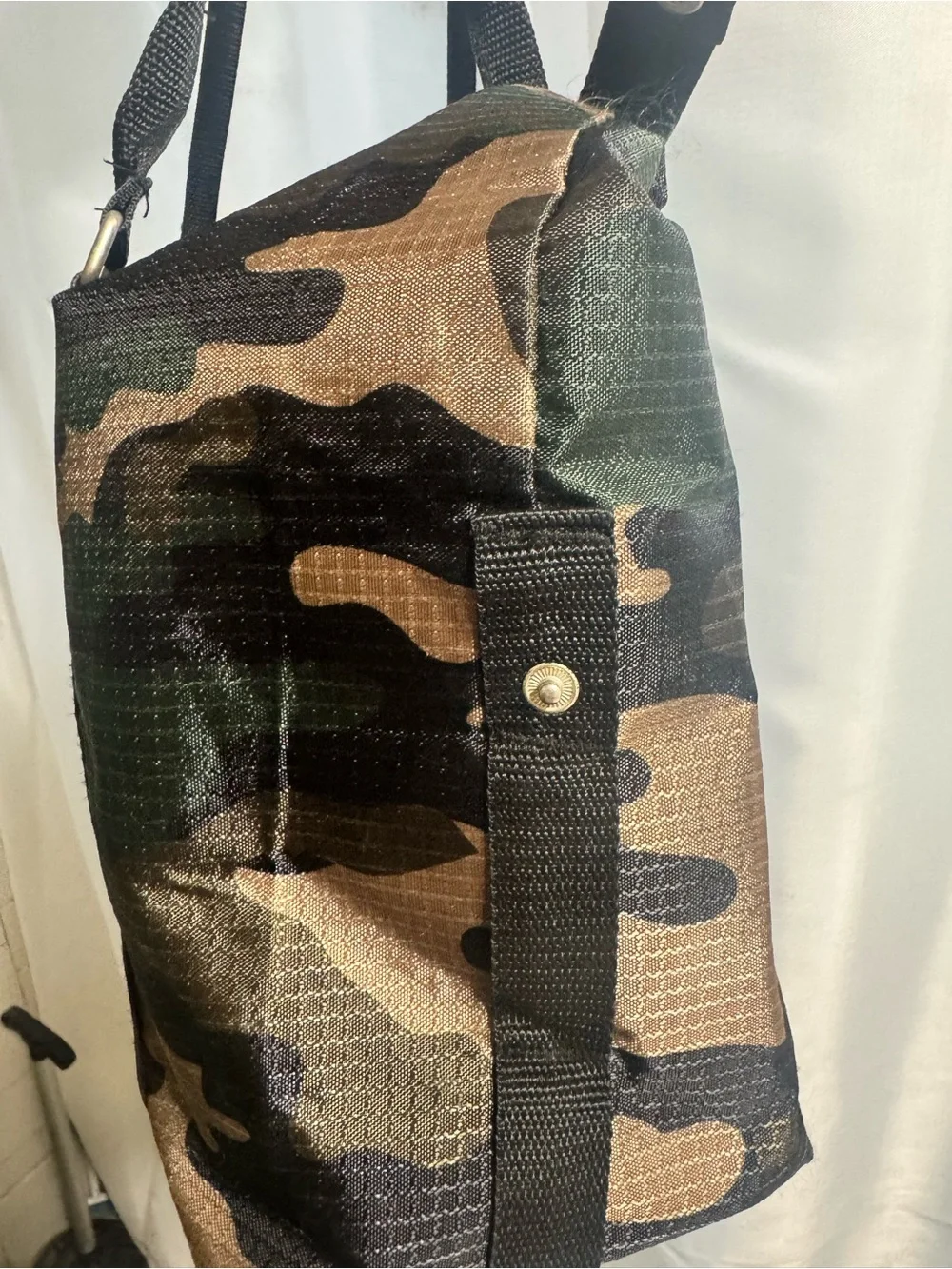 PUMA Evercat Jane Camo Tote Bag - Black & Green